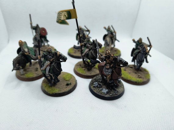 Rohan Riders scouting team 7 units and Eomer middle earth strategy battle game