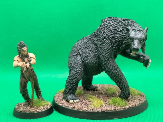 Beorn resin beautifully painted