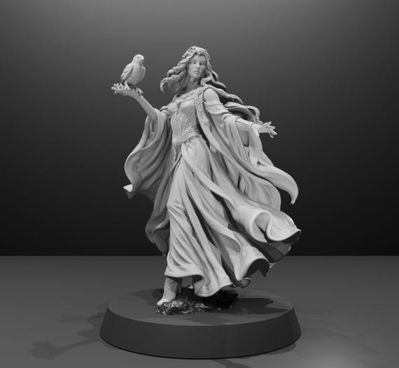 Melian Elf Queen Resin 28mm scale