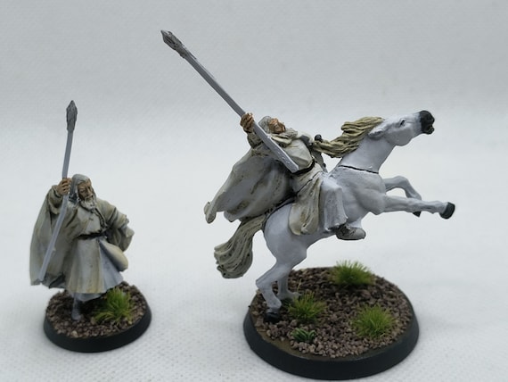 Gandalf the white ft&mtd, metal pro painted