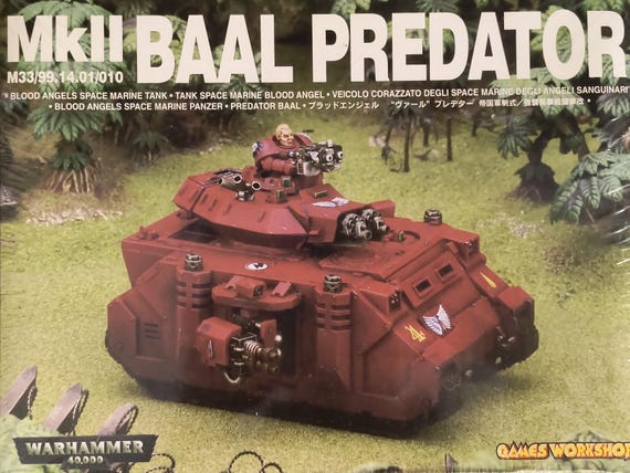 Space Marine Blood Angels Baal Predator