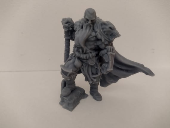 Barbarian Witcher Warrior Axeman Resin model