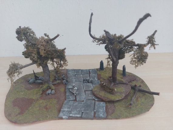 battle game scenery - Cursed forest