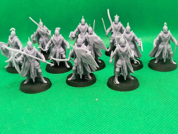 Noble Elf Squad Resin 11 pcs