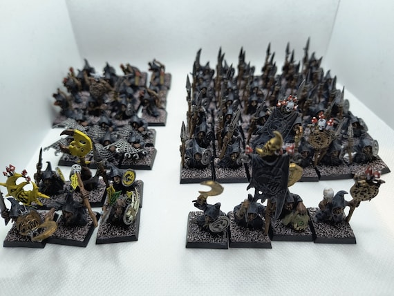 Warhammer Night Goblins huge set painted to a high standard