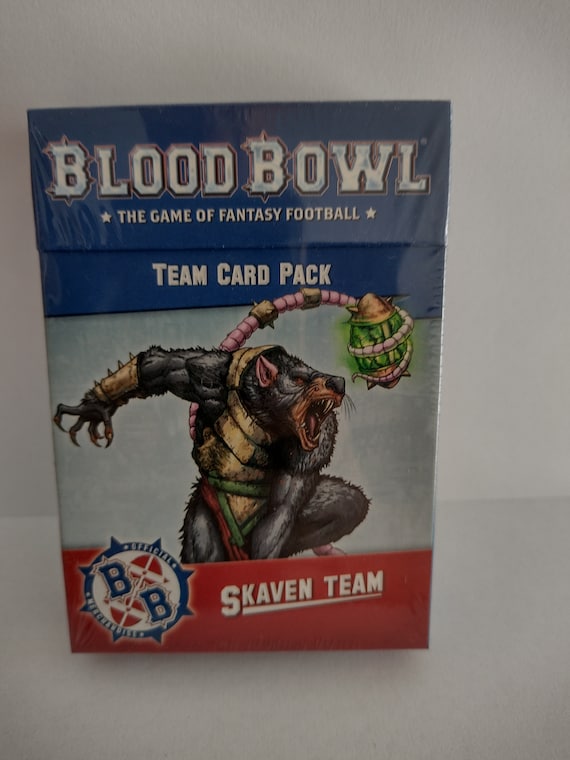 Blood Bowl Skaven Team Card Pack Games Workshop
