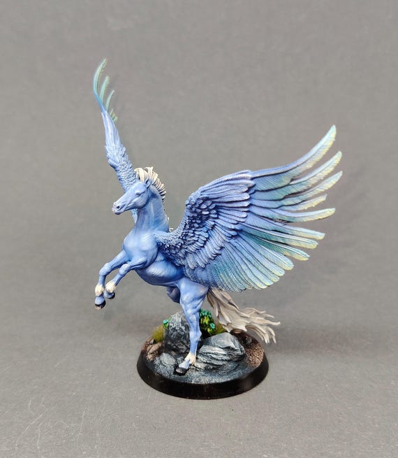 Pegasus – Fantasy Miniature, 40 mm Base Painted