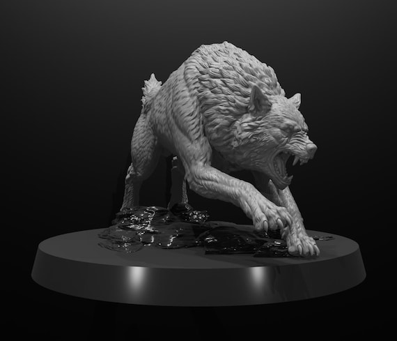 Carcharoth monster wolf resin Resin