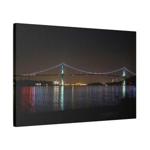 Löwentor Brücke Leinwand