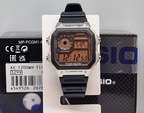 Casio AE-1200WH-1CVEF Men's Watch Series: Collection - Etsy