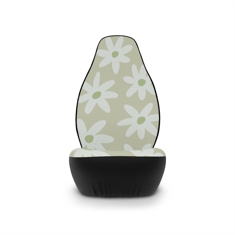 Cute Sage Green Car Seat Covers Set of 2aesthetic Daisy Car Etsy