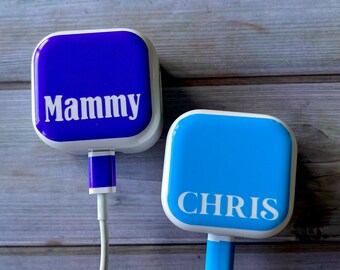 iPhone USB Charger Sticker Personalised Decal Plug STICKER ONLY.