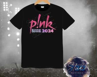 Pink Summer Carnival 2024 T-shirt. Pink concert!    P!nk summer Carnival Tour tshirt.