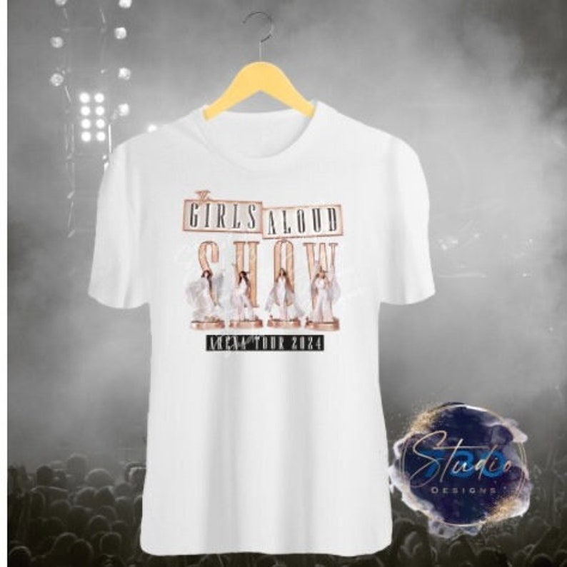 Tournée Girls Aloud 2024. T-shirt fille à voix haute. Tournée Girls Aloud Arena 2024. image 1