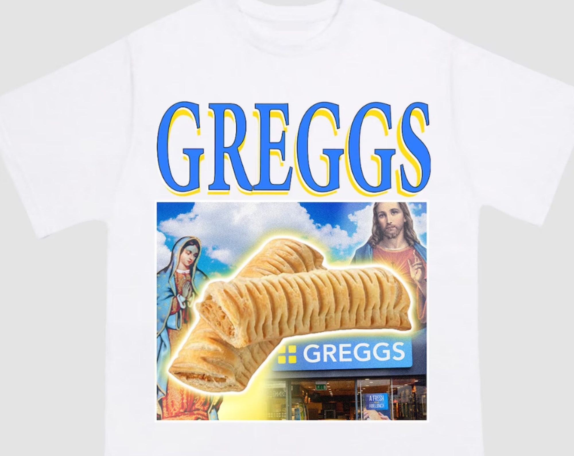 Greggs Wurst rolle Vatertag Weihnachten T-Shirt Greggs Wurst rolle Vatertag Weihnachten T-Shirt