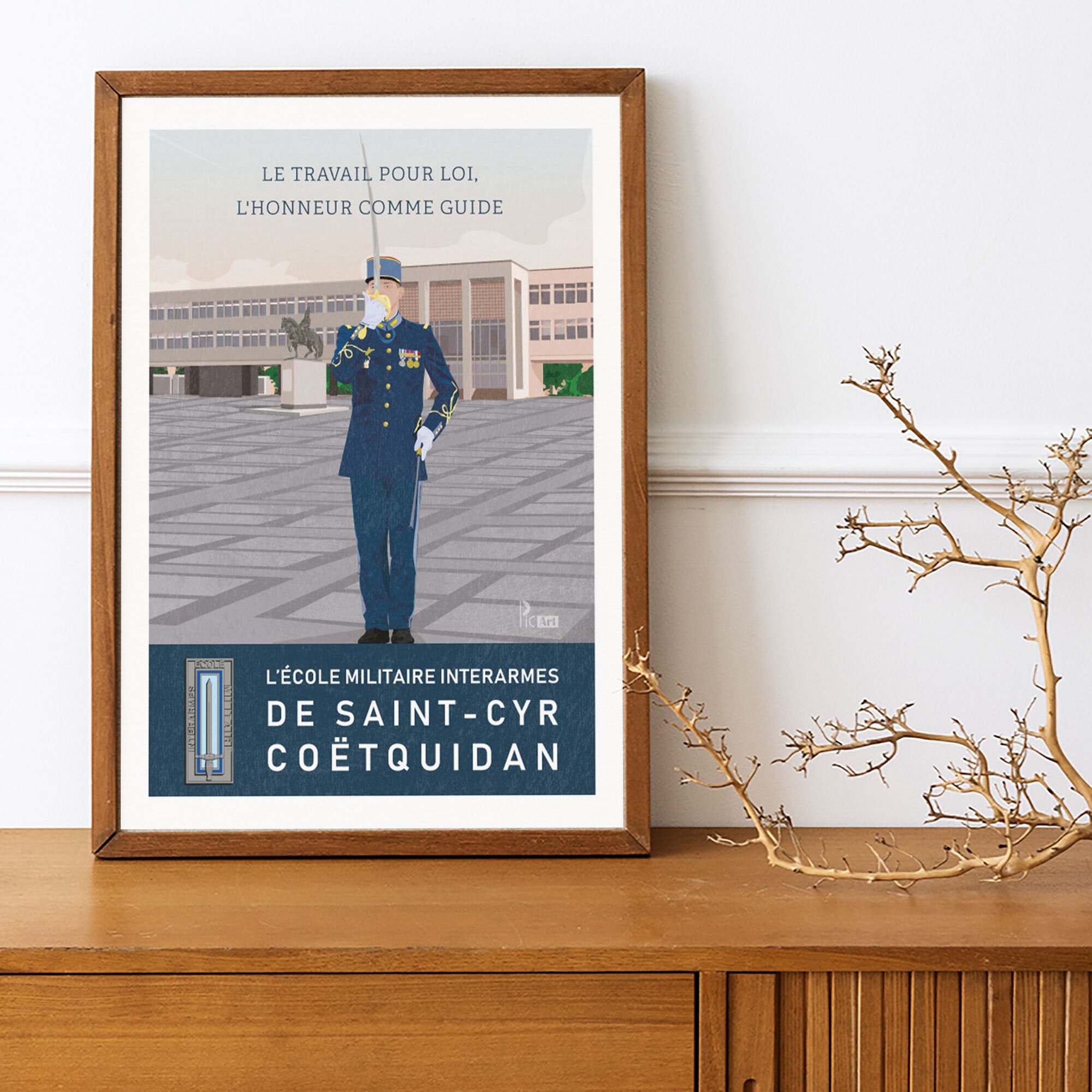 Le Travail Pour Loi L honneur Pour Guide Emia - Etsy Denmark