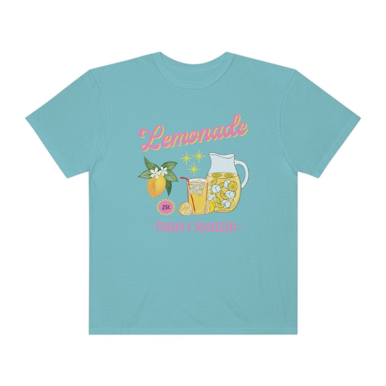 Vintage Lemonade Shirt for Women, Retro Lemonade Stand Tee, Summer Lemon T-Shirt, Best Seller, Comfort Colors 1717, Women’s 50’s Shirt. image 6