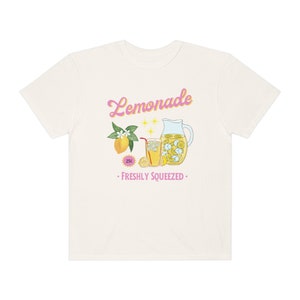 Vintage Lemonade Shirt for Women, Retro Lemonade Stand Tee, Summer Lemon T-Shirt, Best Seller, Comfort Colors 1717, Women’s 50’s Shirt. image 5