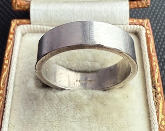 Sterling Silver Band Ring, Size 7 | O