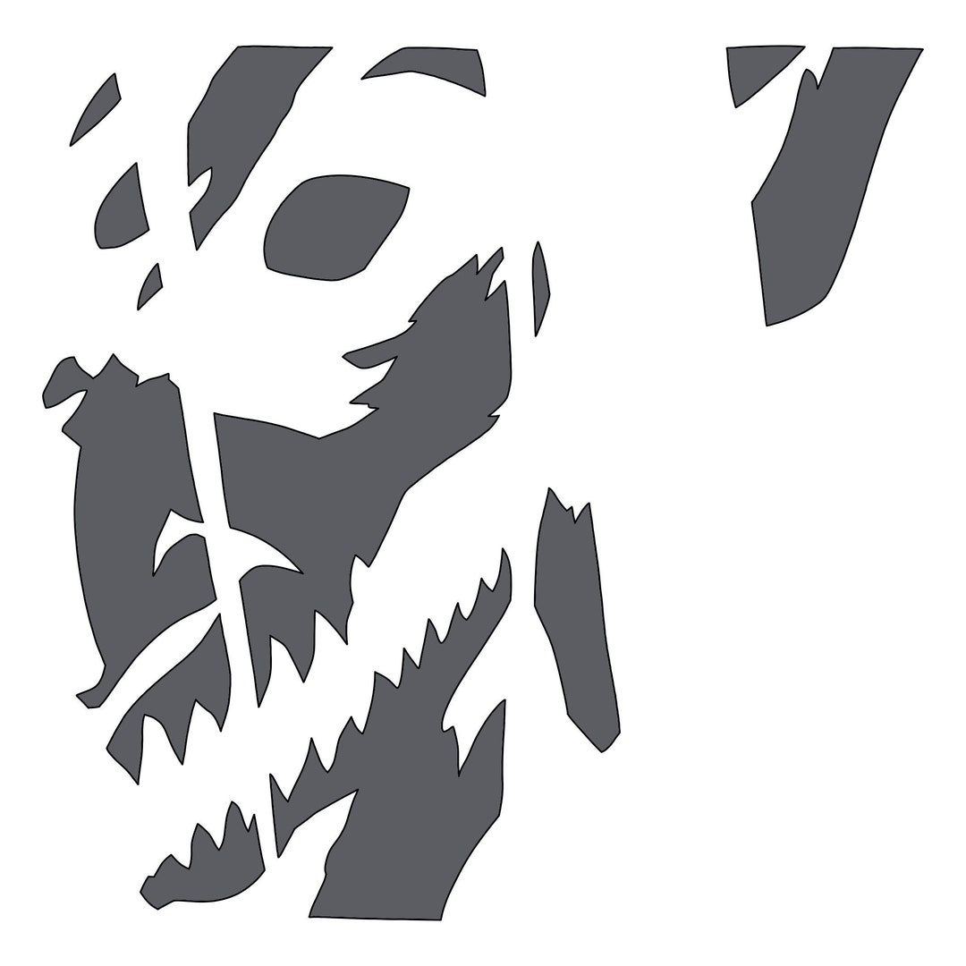 Pumpkin Stencil Titan Form Eren - Etsy