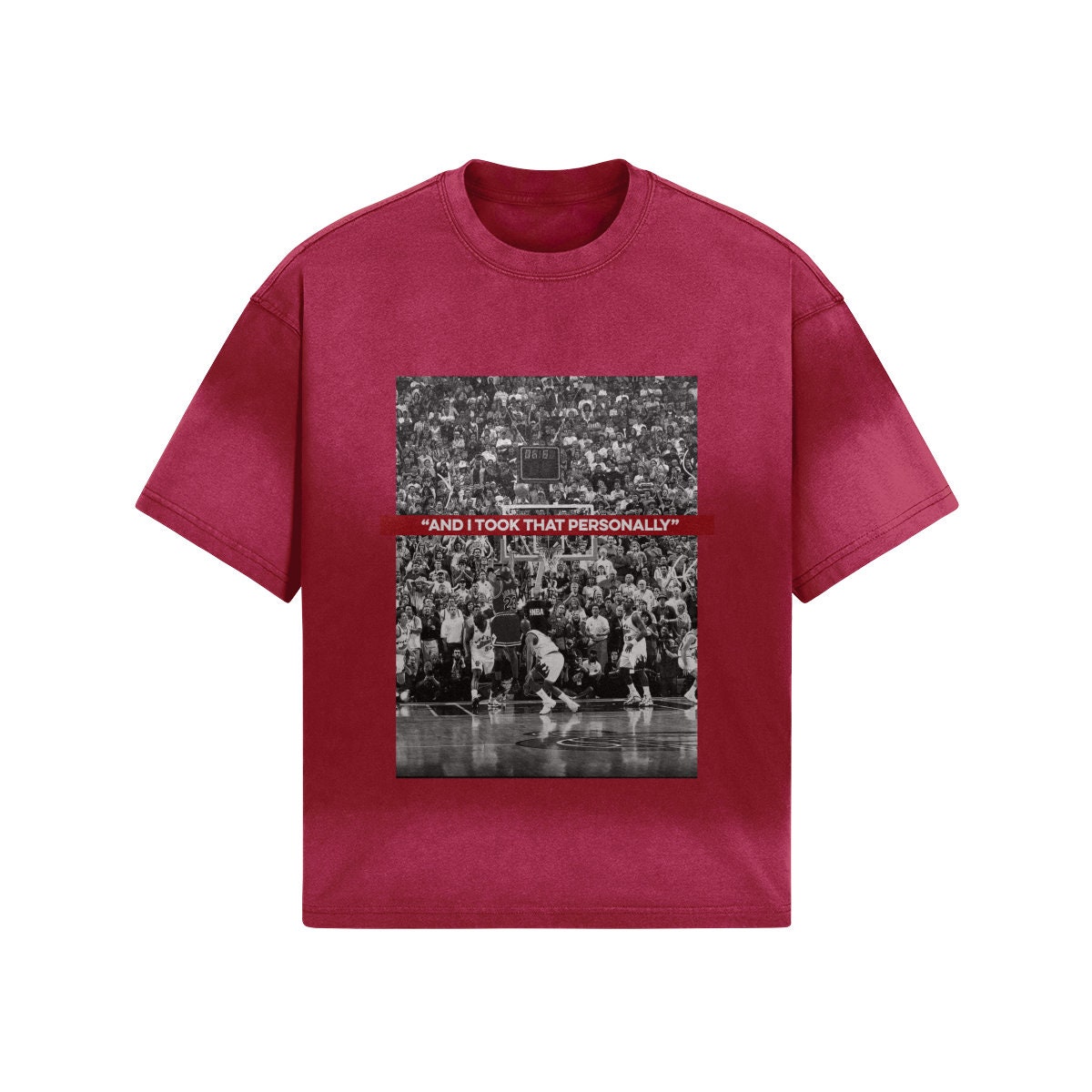 Michael Jordan s Last Shot Tie dye Oversized T shirt Etsy UK