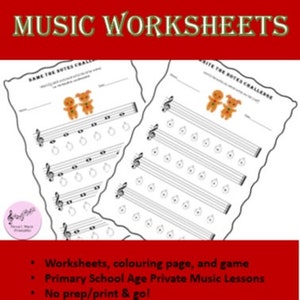Christmas Music Worksheets image 3