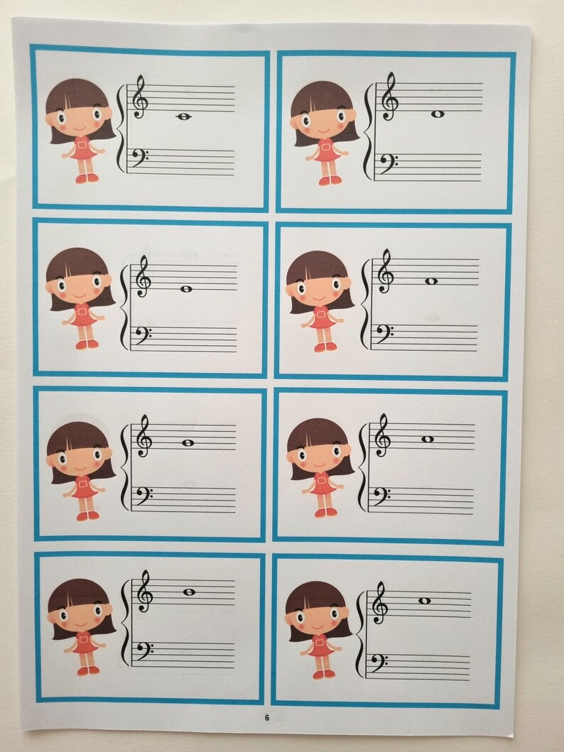 The Grand Staff Music Flash Cards image 6