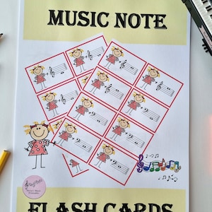 Music Note Flash Cards