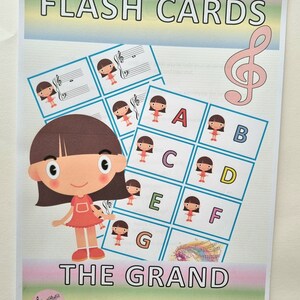 The Grand Staff Music Flash Cards image 9