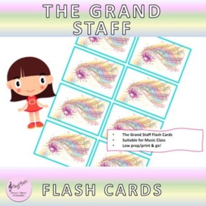 The Grand Staff Music Flash Cards image 4