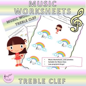 Music Worksheets - Treble Clef