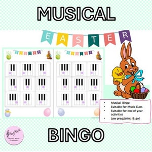 イースターミュージカルビンゴ