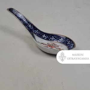 Vintage Chinese Porcelain Spoon