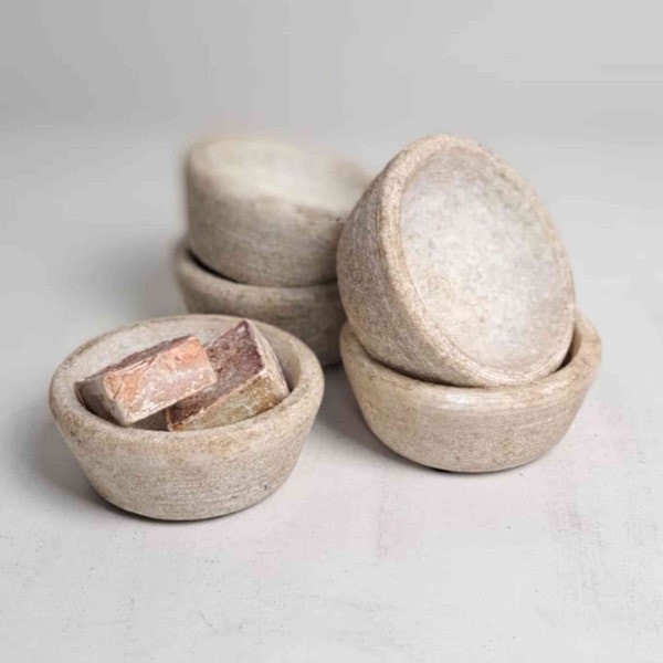 Stoneware Vessel for Amber Blocks, Stone Bowl, Small Stone Bowl, Small Stoneware Vessel, Handcrafted Stone Bowl, Handmade Stone Vessel