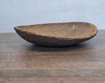 Vintage Artisan Wooden Bowl from India, Wooden Decor, Home Decor, Handmade Bowl, Indian Decor, Perfect Gift, One-of-a-Kind