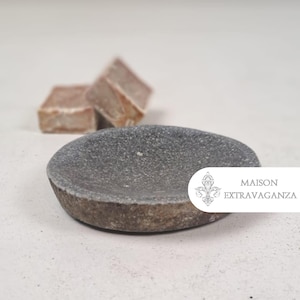 Mini Natural Stone Tray for Amber Blocks, Amber Cube Stone Plate, Wooden Grater, Mini Tray, Scented Cube Stone Platter
