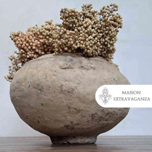 Vaso di cartapesta artigianale indiano, arredamento indiano per la casa, regalo perfetto, vaso fatto a mano, ciotola di carta, arredamento unico, prodotto artigianale, unico nel suo genere