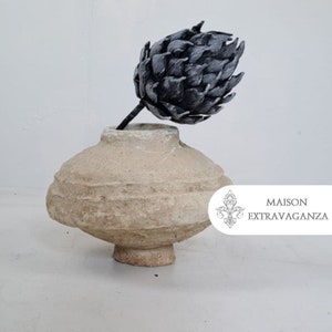 Vaso di cartapesta artigianale indiano, arredamento per la casa indiano, regalo perfetto, vaso fatto a mano, ciotola di carta, arredamento unico, prodotto artigianale, unico nel suo genere