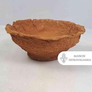 Ciotola di cartapesta artigianale indiana, arredamento per la casa indiano, regalo perfetto, ciotola fatta a mano, ciotola di carta, arredamento unico, prodotto artigianale, unico nel suo genere