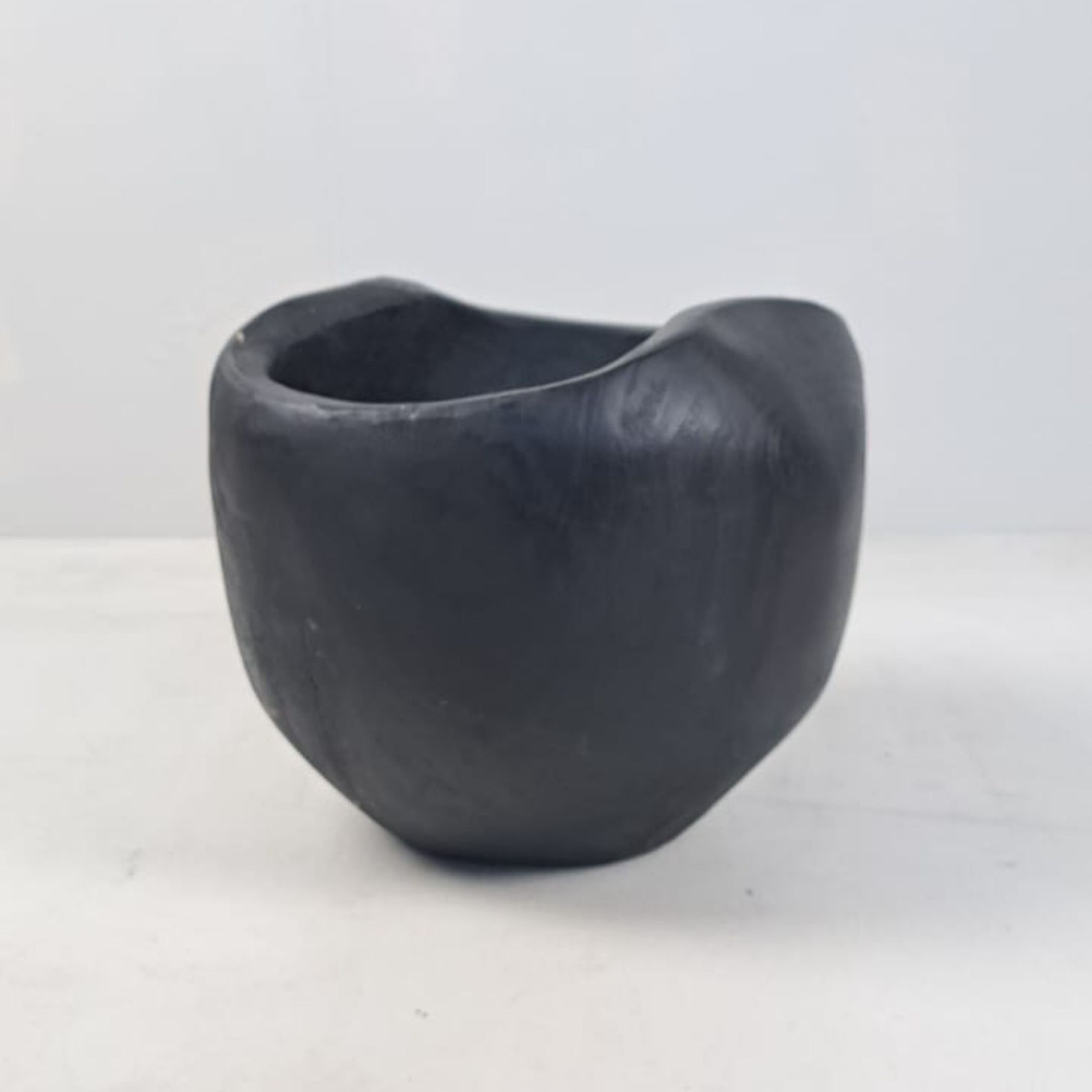Small Black Teak Plate/Bowl
