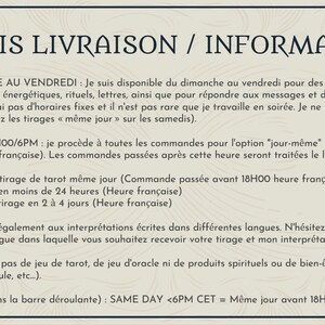 Lecture de Tarot Détaillée et Précise par Sidney image 3