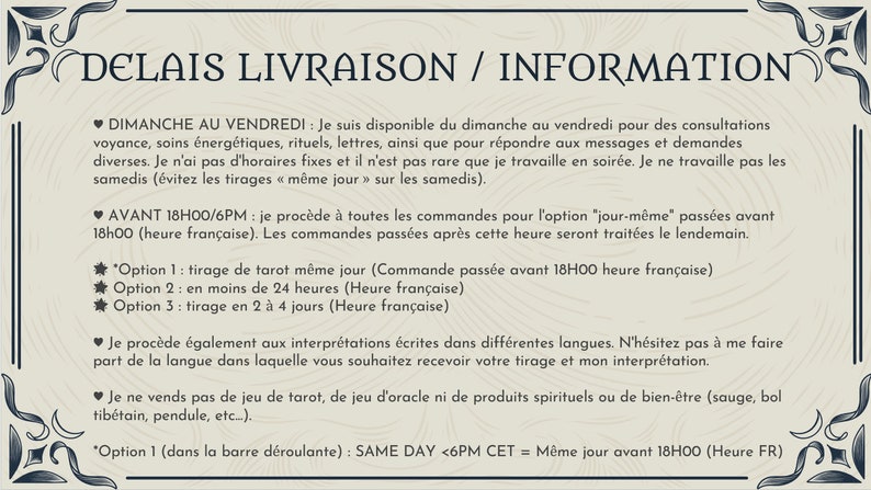 Lecture de Tarot Détaillée et Précise par Sidney image 3