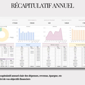 DIGITAL BUDGET PLANNER Personal & Couple Finances Automated tracking of Spending, Savings, Investments, Debts image 7