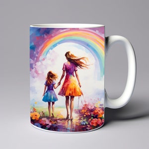The Best Mum Mother And Daughter Mug Wrap 11oz 15oz Mug Template Mug Sublimation Design Mug Wrap Template Instant Digital Download PNG