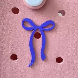 Coquette Bow Bogg Bag Charm,Personalized 3D Printed Bow Bogg Bag Charm,Bow Charm Bogg Bag Bit Decor,Bogg Bag Accessories,Unique Gift for Her