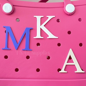 Initial Letter Bogg Bag Charm,Monogram Bogg Bag Charm,Personalized Capital Letter Bogg Charm,Custom Bogg Bag Charm,Bogg Bag Accessories