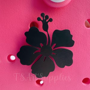 Multiple Colors Hibiscus Flower Bogg Bag Charm,Flower EVA Bag Charm,Beach Bogg Bag Accessories,Flower Charms for Bogg Bag,Best Gift for Her
