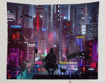 Cyberpunk 2077 tapestry on sale
