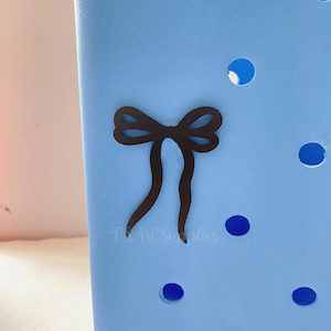 Ribbon Bow Bogg Bag Charm,Coquette Bow Bogg Bag Charm,Personalized 3D Printed Bow Bogg Bag Charm,Bow Charm Bogg Bag Bit Decor,BagAccessories