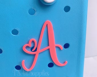 Custom Letter Charms for Bogg Bag Charm,Personalized Bogg Bag Monograms,Custom Name Bogg Bag Charm,Bogg Bag Accessories,Bogg Bag Letter Tag